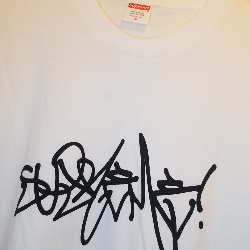 Supreme Rammellzee tshirt Medium white 100% authen